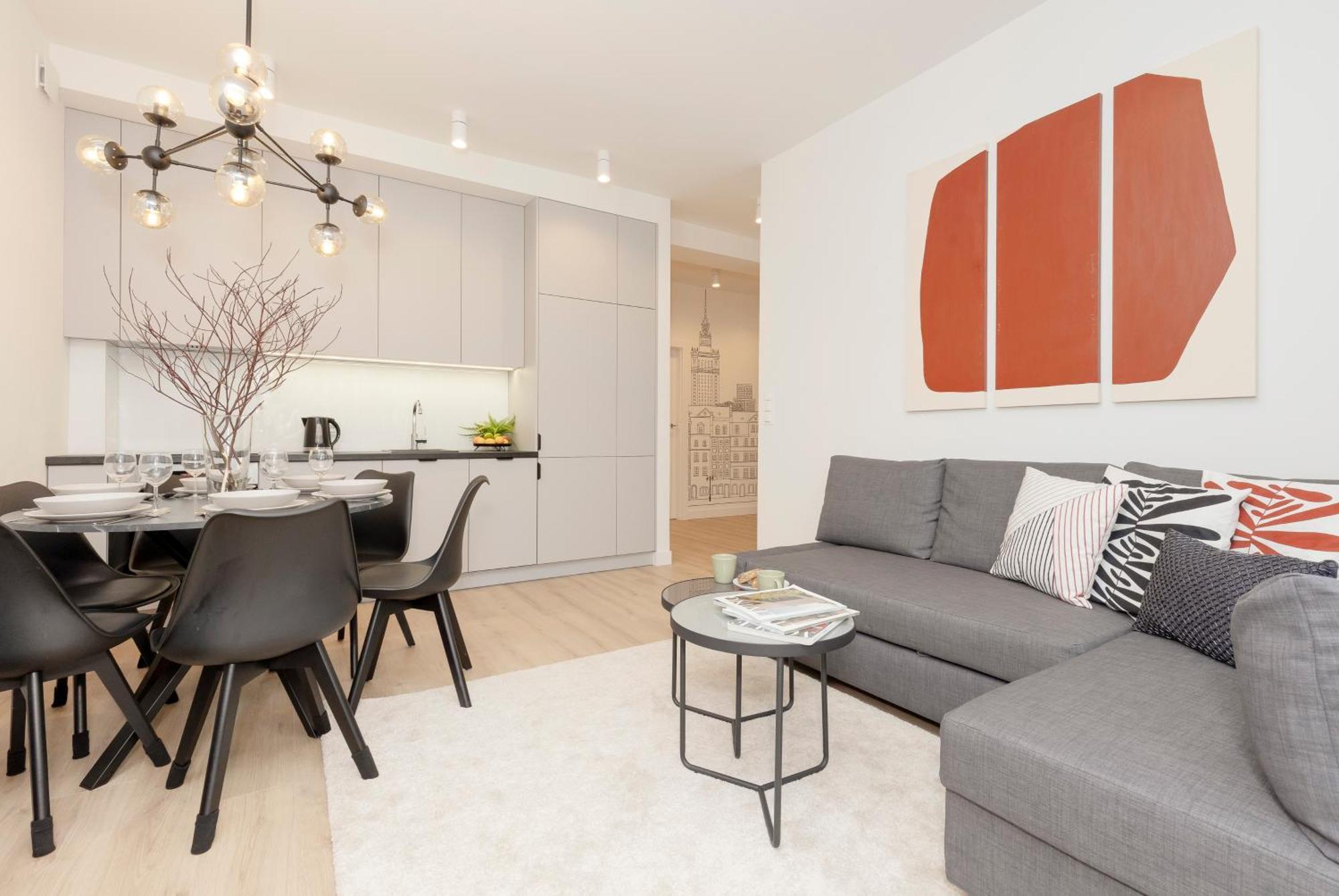 Amazing Spacious Apartments In Warsaw City Center By Noclegi Renters Buitenkant foto